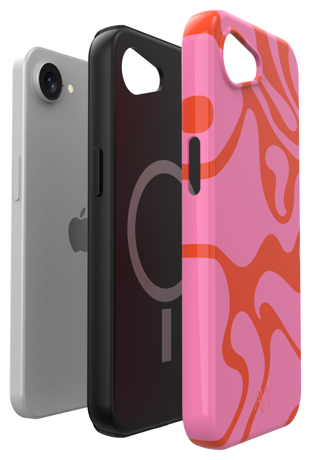 AVY Apple iPhone 16e MagSafe Hoesje met Koord 130CM Rosé Twist afbeelding 15