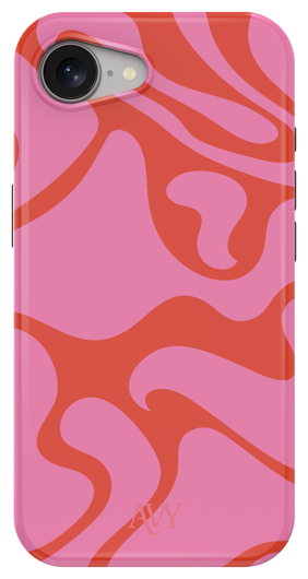 AVY Apple iPhone 16e MagSafe Hoesje met Koord 32CM Rosé Twist afbeelding 11
