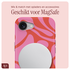 AVY Apple iPhone 16e MagSafe Hoesje met Koord 32CM Rosé Twist afbeelding 7