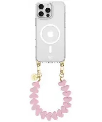 AVY Apple iPhone 14 Pro Max Hoesje met Koord & MagSafe 30CM Cupid Pink afbeelding