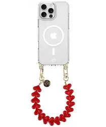 AVY Apple iPhone 14 Pro Max Hoesje met Koord & MagSafe 30CM Cupid Red afbeelding