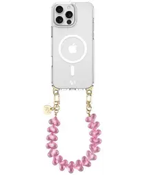 AVY Apple iPhone 14 Pro Max Hoesje met Koord & MagSafe 30CM Cupid Clear Pink afbeelding