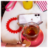 AVY Apple iPhone 14 Pro Max Hoesje met Koord & MagSafe 30CM Cupid Clear Red afbeelding 3