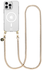 AVY Apple iPhone 14 Pro Max Hoesje met Koord & MagSafe 120CM Aurum Lien Long
