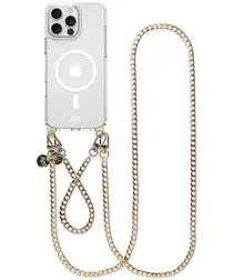 AVY Apple iPhone 14 Pro Max Hoesje met Koord & MagSafe Set Aurum Lien afbeelding