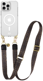 AVY Apple iPhone 14 Pro Max Hoesje met Koord & MagSafe 130CM Panthera Chic