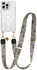 AVY Apple iPhone 14 Pro Max Hoesje met Koord & MagSafe 130CM Serengeti Zebra