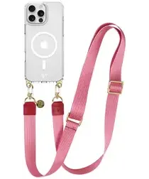 AVY Apple iPhone 14 Pro Max Hoesje met Koord & MagSafe 130CM Linea Sol afbeelding
