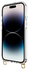AVY Apple iPhone 14 Pro Max Hoesje Met Koord 30CM Cupid Black afbeelding 16