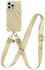 AVY Apple iPhone 14 Pro Max MagSafe Hoesje met Koord 130CM Aurum Gold