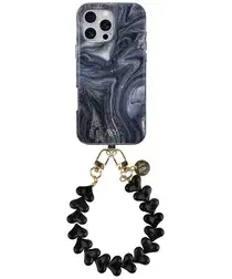 AVY Apple iPhone 14 Pro Max MagSafe Hoesje met Koord 30CM Marmer Hearts afbeelding
