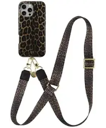 AVY Apple iPhone 14 Pro Max MagSafe Hoesje met Koord 130CM Panthera Chic afbeelding