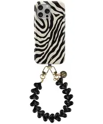 AVY Apple iPhone 14 Pro Max MagSafe Hoesje met Koord 30CM Zebra Hearts afbeelding