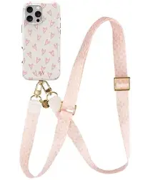 AVY Apple iPhone 14 Pro Max MagSafe Hoesje met Koord 130CM Cupid Blush afbeelding