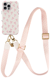 AVY Apple iPhone 14 Pro Max MagSafe Hoesje met Koord 130CM Cupid Blush