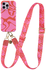 AVY Apple iPhone 14 Pro Max MagSafe Hoesje met Koord 130CM Rosé Twist afbeelding 1