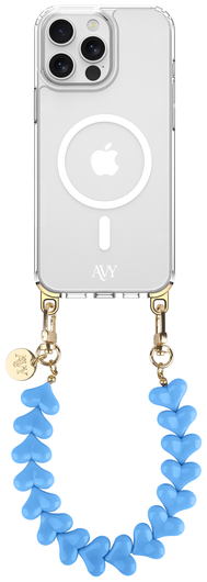 AVY Apple iPhone 13 Pro Hoesje met Koord & MagSafe 30CM Cupid Blue afbeelding 1