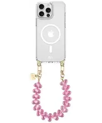 AVY Apple iPhone 13 Pro Hoesje met Koord & MagSafe 30CM Cupid Clear Pink afbeelding