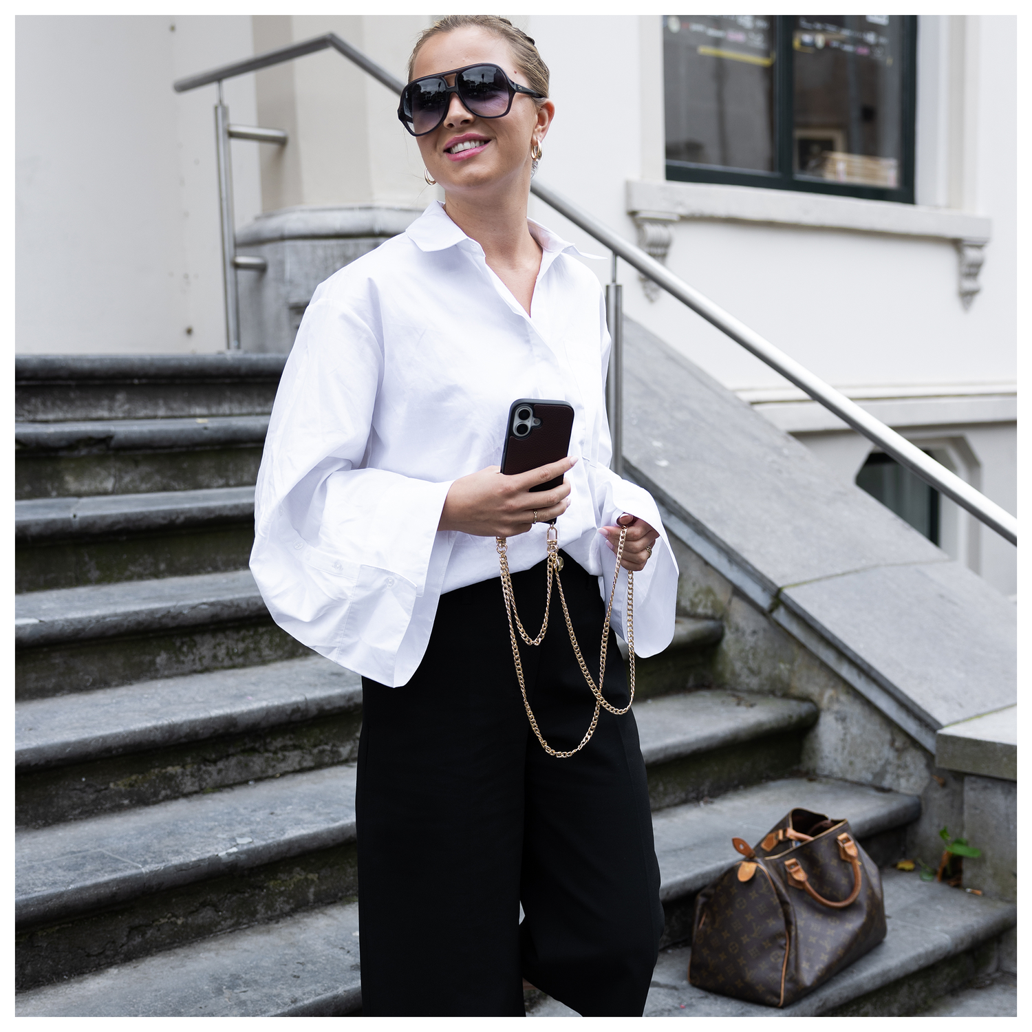 AVY Apple iPhone 13 Pro Hoesje met Koord & MagSafe 120CM Aurum Lien Long afbeelding 4