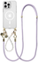 AVY Apple iPhone 13 Pro Hoesje met Koord & MagSafe Set Pearl & Rope Purple