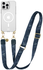 AVY Apple iPhone 13 Pro Hoesje met Koord & MagSafe 130CM Obscura Blue