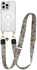 AVY Apple iPhone 13 Pro Hoesje met Koord & MagSafe 130CM Serengeti Zebra
