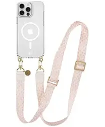 AVY Apple iPhone 13 Pro Hoesje met Koord & MagSafe 130CM Cupid Blush afbeelding