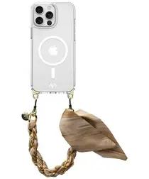 AVY Apple iPhone 13 Pro Hoesje met Koord & MagSafe 32CM Aurum Gold afbeelding