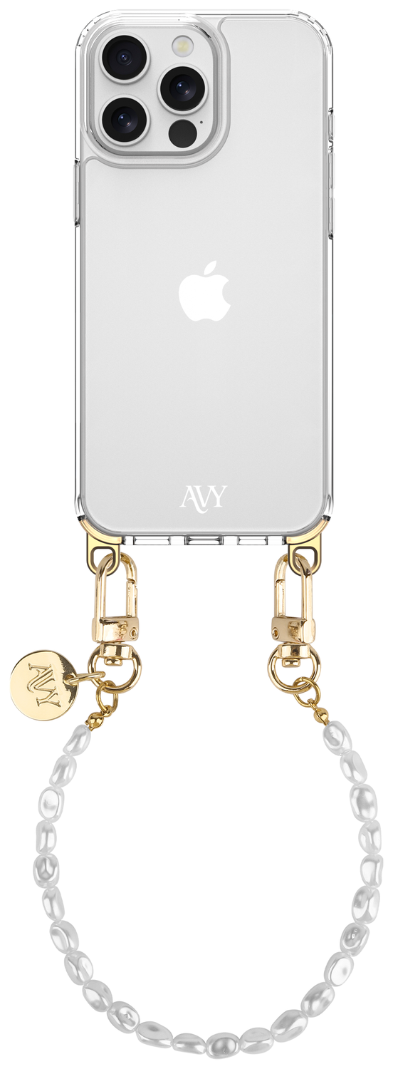 AVY Apple iPhone 13 Pro Hoesje Met Koord 30CM Perla Chic afbeelding 1