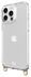 AVY Apple iPhone 13 Pro Hoesje Met Koord 30CM Silver Spark afbeelding 11
