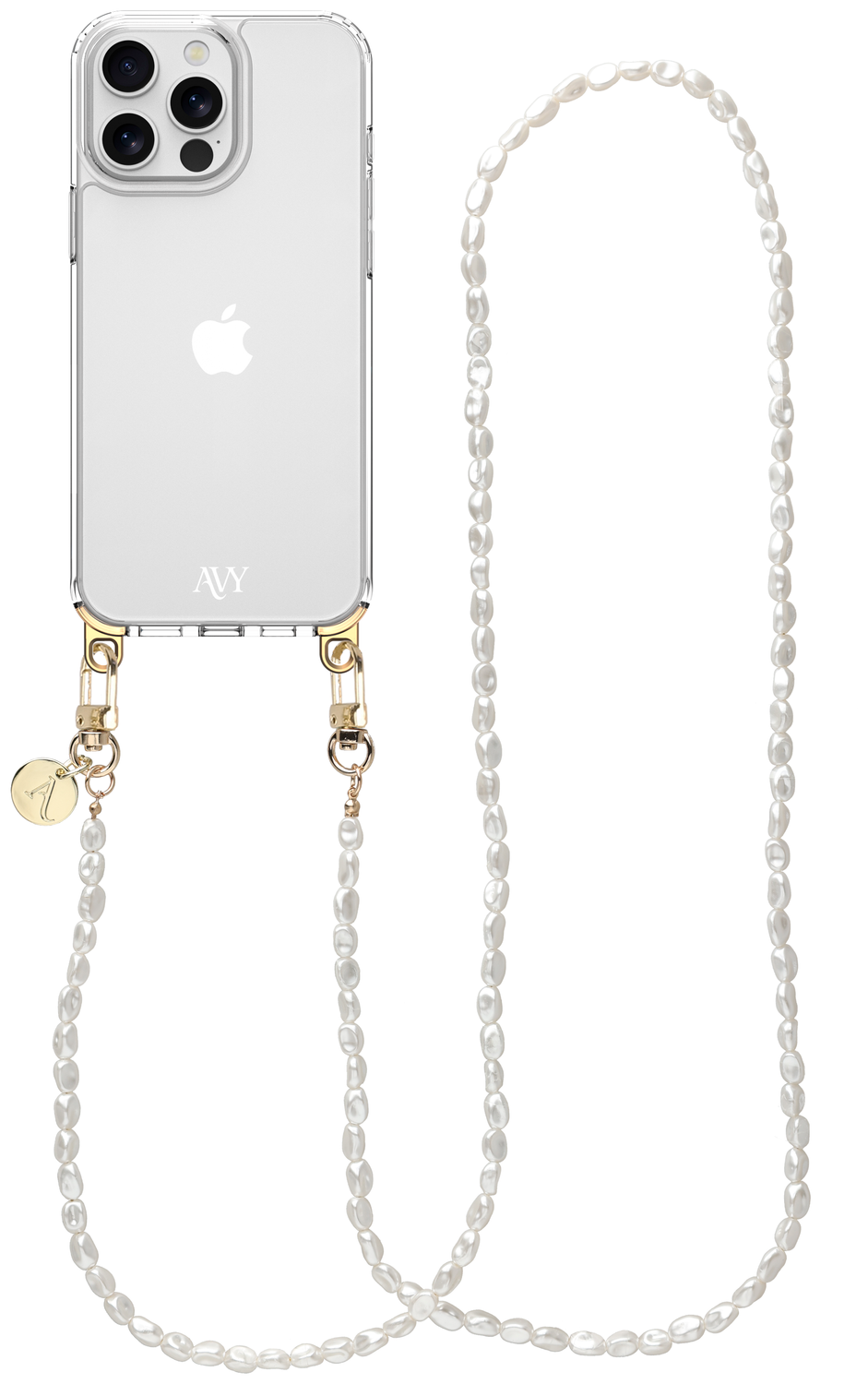 AVY Apple iPhone 13 Pro Hoesje Met Koord 120CM Perla Chic Long afbeelding 1