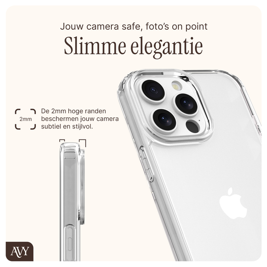 AVY Apple iPhone 13 Pro Hoesje Met Koord 120CM Silver Spark Long afbeelding 2