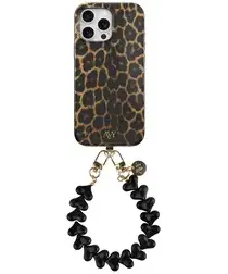 AVY Apple iPhone 13 Pro MagSafe Hoesje met Koord 30CM Panther Hearts afbeelding
