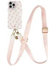 AVY Apple iPhone 13 Pro MagSafe Hoesje met Koord 130CM Cupid Blush afbeelding