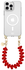 AVY Apple iPhone 13 Pro Max Hoesje met Koord & MagSafe 30CM Cupid Clear Red afbeelding 1
