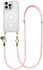 AVY Apple iPhone 13 Pro Max Hoesje met Koord & MagSafe 130CM Tressé Pink