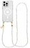 AVY Apple iPhone 13 Pro Max Hoesje met Koord & MagSafe 120CM Perla Chic Long