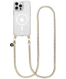 AVY Apple iPhone 13 Pro Max Hoesje met Koord & MagSafe 120CM Aurum Lien Long afbeelding