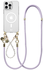 AVY Apple iPhone 13 Pro Max Hoesje met Koord & MagSafe Set Pearl & Rope Purple