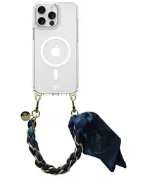 AVY Apple iPhone 13 Pro Max Hoesje met Koord & MagSafe 32CM Obscura Blue afbeelding