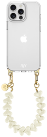 AVY Apple iPhone 13 Pro Max Hoesje Met Koord 30CM Cupid Beige