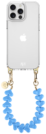 AVY Apple iPhone 13 Pro Max Hoesje Met Koord 30CM Cupid Blue afbeelding