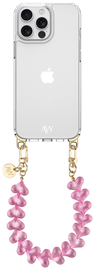 AVY Apple iPhone 13 Pro Max Hoesje Met Koord 30CM Cupid Clear Pink