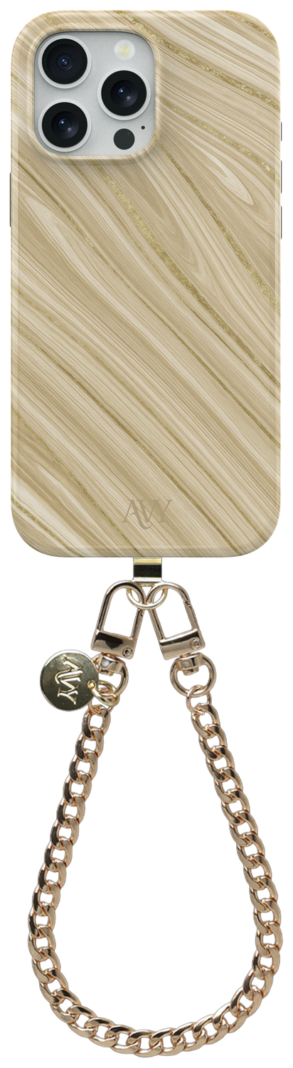 AVY Apple iPhone 13 Pro Max MagSafe Hoesje met Koord 30CM Aurum Lien afbeelding 1