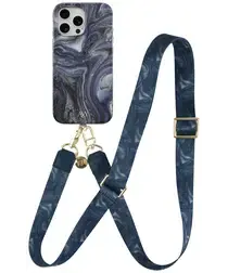AVY Apple iPhone 13 Pro Max MagSafe Hoesje met Koord 130CM Obscura Blue afbeelding