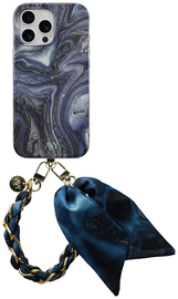 AVY Apple iPhone 13 Pro Max MagSafe Hoesje met Koord 32CM Obscura Blue