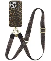 AVY Apple iPhone 13 Pro Max MagSafe Hoesje met Koord 130CM Panthera Chic afbeelding