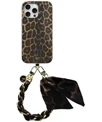 AVY Apple iPhone 13 Pro Max MagSafe Hoesje met Koord 32CM Panthera Chic afbeelding