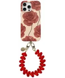 AVY Apple iPhone 13 Pro Max MagSafe Hoesje met Koord 30CM Hearts & Roses afbeelding