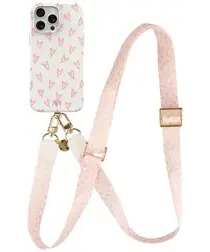 AVY Apple iPhone 13 Pro Max MagSafe Hoesje met Koord 130CM Cupid Blush afbeelding
